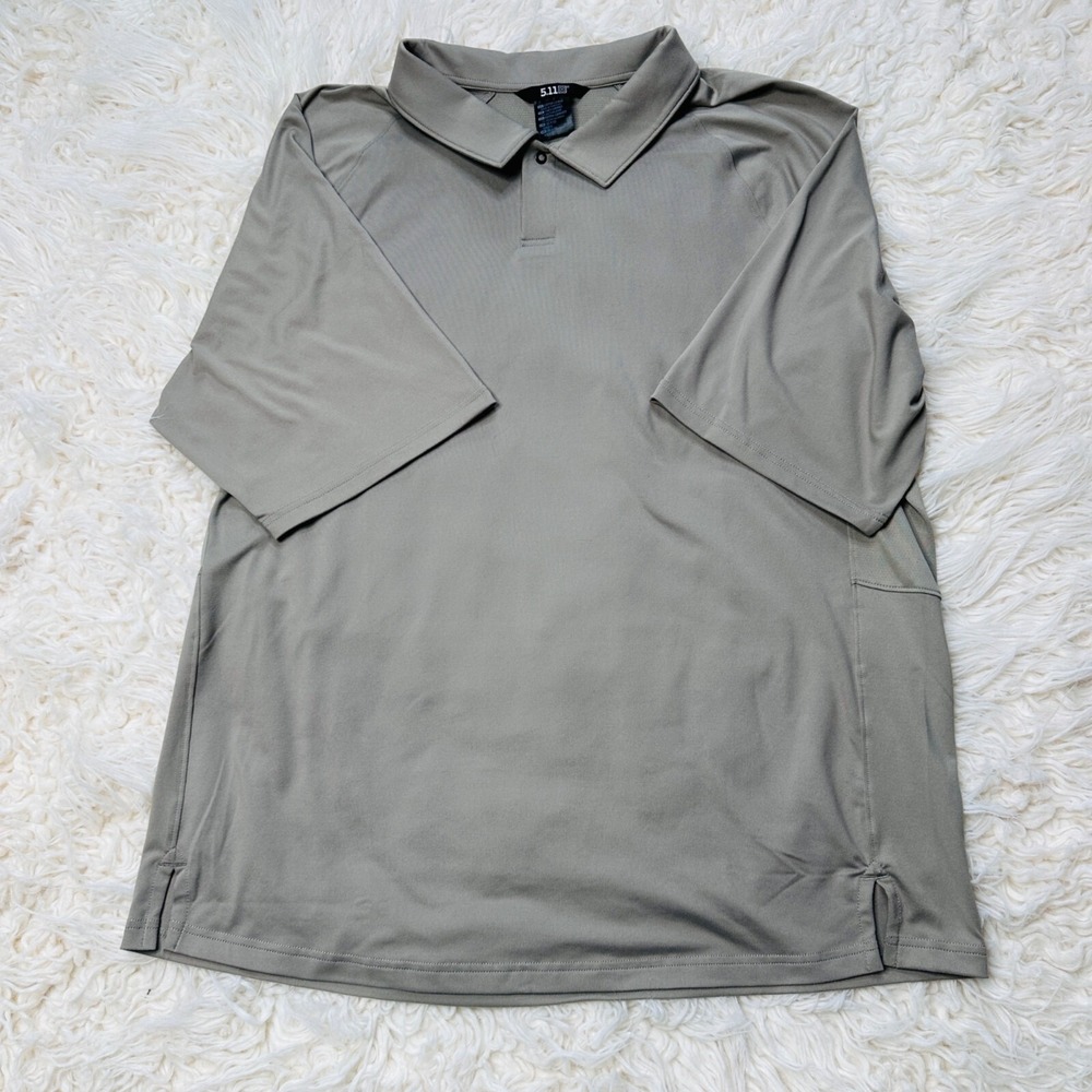 5 11 Tactical Polo Shirt Mens XL Performance Short Sleeve Collar Wicking